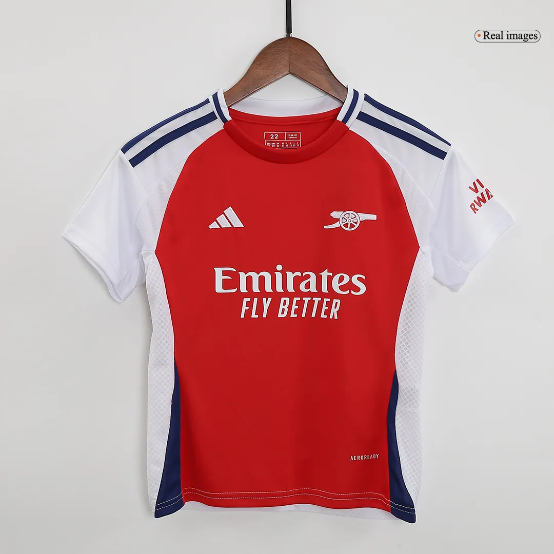 7e5f68456a Kids Arsenal Home Jersey Kits(Jersey+Shorts+Socks) 2024-25 - Image 7