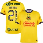 Club America Home Henry 21 Shirt 2024-2025 Player version Size：S-2XL Non-Customize