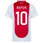 Ajax  Home Akpom 10 Shirt 2024-2025  Player version Size：S-2XL Non-Customize - Image 2