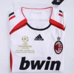 2006-07 AC Milan Ronaldo #99 Kakà #22 Maldini #3 Pirlo #21 UCL Final Retro Jersey Away Replica - Image 10