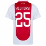 Ajax Home Weghorst 25 Shirt 2024-2025  Fan version Size：S-2XL Non-Customize - Image 2
