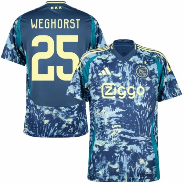 Ajax Away Weghorst 25 Shirt 2024-2025  Fan version Size：S-2XL Non-Customize