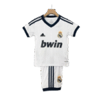 Real Madrid 12-13 Home Retro Kid Kits White Jersey