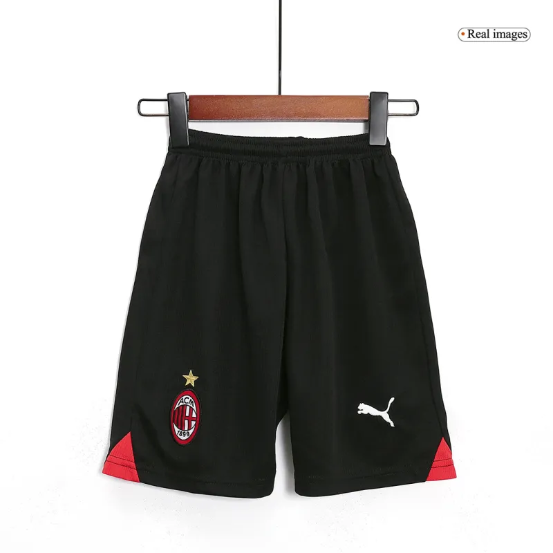 83634554bd 23-24 Kids AC Milan Jersey Home Kit - Image 9