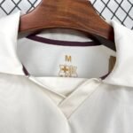 Barcelona POLO Shirt Lamin Yamal 304 White 24-25 - Image 4