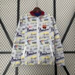 23-24 Barcelona Reversible Windbreaker Red&White Double-Sides Jacket Best Jerseys - Image 8
