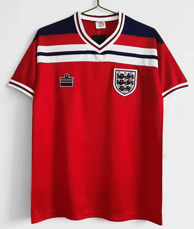 8453f262dd England 1982  Retro Soccer Jersey Away Replica - Image 3