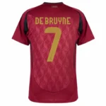 Belgium Home De Bruyne 7 Shirt 2024-2025 Player version Non-Customize - Image 2