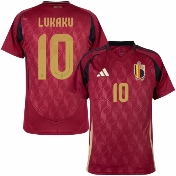 Belgium Home R.Lukaku 10 Shirt 2024-2025 Player version Non-Customize