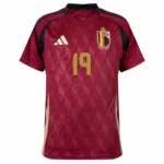 Belgium Home Bakayoko 19 Shirt 2024-2025 Fan  Non-Customize - Image 3
