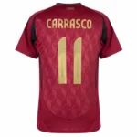 Belgium Home Carrasco 11 Shirt 2024-2025 Player version Non-Customize - Image 2