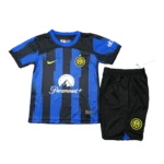 Kids Inter Milan 2023/24 Home Kit Jersey+Shorts - Image 2