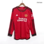 Manchester United 2023/24 Home Long Sleeve Jersey - Image 3