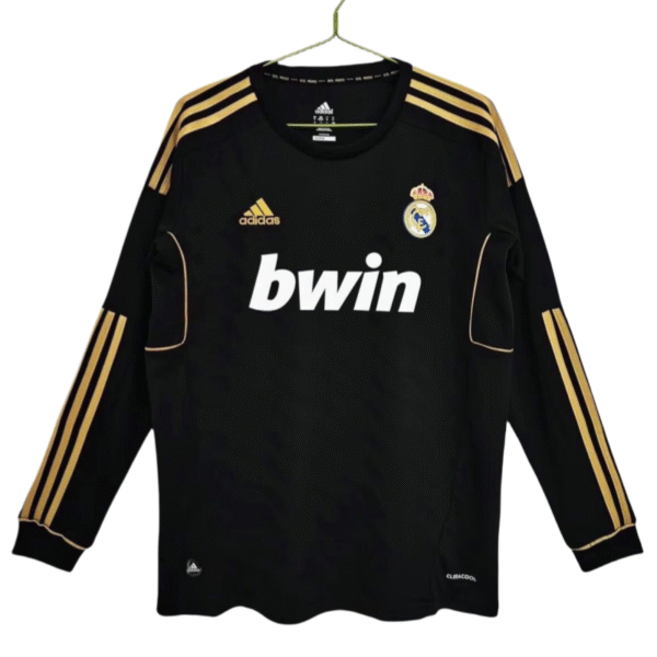 Real Madrid Retro Jersey Away Long Sleeve Shirt 2011-12