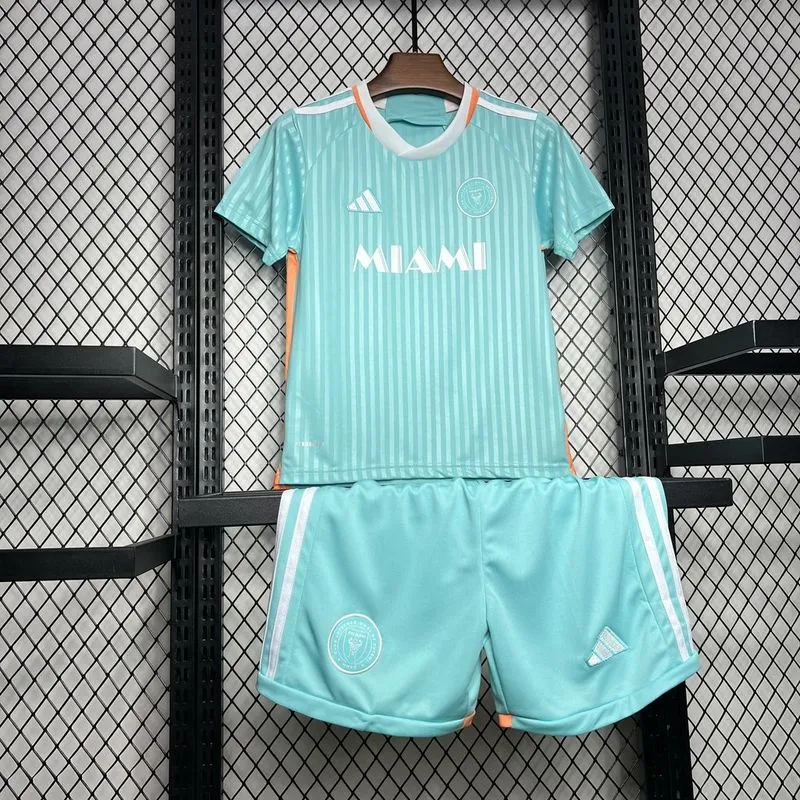 86b3a2d5aa 24-25 Inter Miami CF Third Away Soccer Kids Kit Jersey+Shorts - Image 8