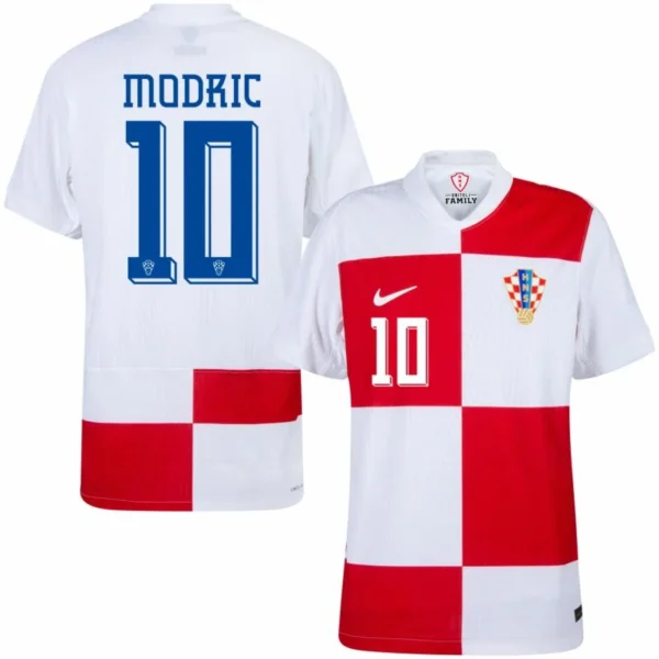 Croatia Home  Modrić 10 Shirt 2024-2025 Fan Size：S-2XL Non-Customize