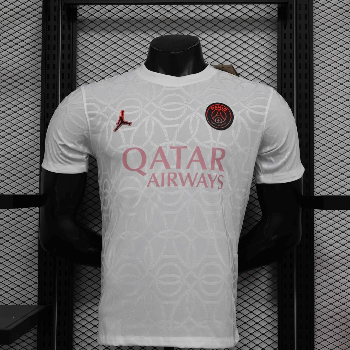 PSG 24-25 Player Version Academy Pro Pre-Match White Jersey - Image 2