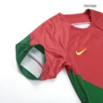 Portugal Kids World Cup 2022 Jersey Home Kit(Jersey+Shorts) - Image 8