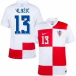 Croatia Home  Vlašić 13 Shirt 2024-2025 Player version Size：S-2XL Non-Customize