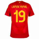 Spain Home Lamine Yamal 19 Shirt 2024-2025 Fan / Player version  Size：S-2XL Non-Customize - Image 2