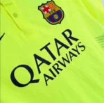 Barcelona Third Away Shirt Retro Jersey 14-15 - Image 6