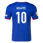 2024 Euro Nation France Home Jersey MBAPPE #10 GIROUD #9 GRIEZMANN #7 Soccer Apparel