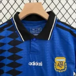 Retro Argentina Nation Jersey #10 Away Soccer Uniform Kids And Adult Kit 1994 - Image 7