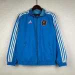 2023-2024 Inter Miami Reversible Windbreaker Blue Soccer Jersey 1:1 Thai Quality - Image 3