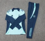 Arsenal Half-Pull Training Suit Baby Blue Football Shirt 2024/2025 - Image 7