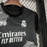 Y3 Real Madrid 24-25 Kids Kits Black Youth Apparels Jersey - Image 3