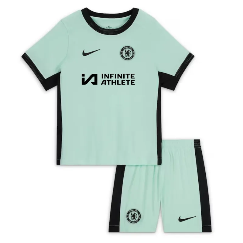 8e4ce5e175 23-24 Kids Chelsea Third Kit Jersey+Short - Image 1