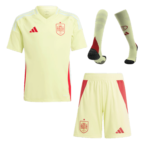 Kids Spain Custom Away Full Soccer Kits 2024