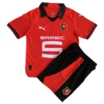 23-24 Kids Stade Rennais Home Kit Jersey+Short