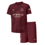 24-25 Manchester City Third Away Kids Kit Jersey+Shorts