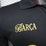 Barcelona Lamin Yamal commemorative black 304 POLO Shirt 24-25 - Image 3