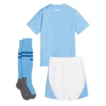 Kids Manchester City 2023/24 Home Kit(Jersey+Short+Socks) - Image 2