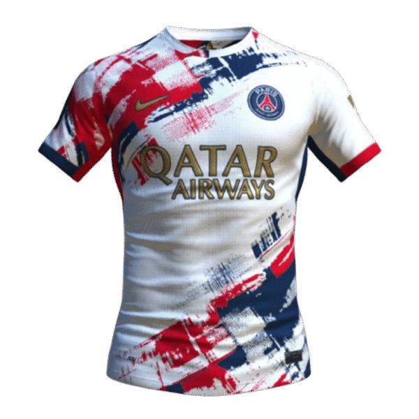 24-25 PSG Away Kit White Player Version Shirt Soccer Jerseys