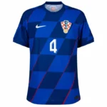 Croatia Away Gvardiol 4 Shirt 2024-2025 Player version Size：S-2XL Non-Customize - Image 3