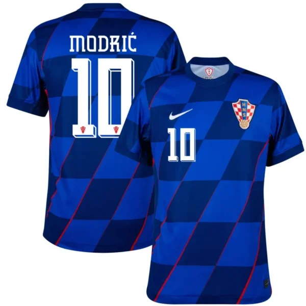 Croatia Away Modrić 10 Shirt 2024-2025 Player version Size：S-2XL Non-Customize