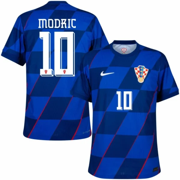 Croatia Away Modrić 10 Shirt 2024-2025 Fan Size：S-2XL Non-Customize