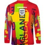 England Nation 95-96 Retro GoalKeeper Long Sleeve Kit Vintage Shirt Soccer Jersey