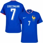 France Home Griezmann 7 Shirt 2024-2025 Player version Size：S-2XL Non-Customize
