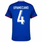 France Home Upamecano 4 Shirt 2024-2025 Player version Size：S-2XL Non-Customize - Image 2
