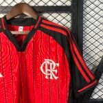 CR Flamengo Baseball style Pre Match Casual Training Soccer shirt 25-26 - Image 6