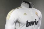 Real Madrid Retro Jersey Home Long Sleeve Shirt 2011-12 - Image 10