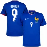 France Home Giroud 9  Shirt 2024-2025 Player version Size：S-2XL Non-Customize