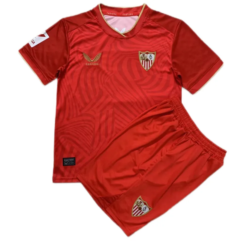 97da33cd9d Kids Sevilla 2023/24 Away Kit Jersey+Short - Image 1