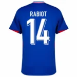 France Home Rabiot 14 Shirt 2024-2025 Fan Size:S-2XL Non-Customize - Image 2