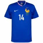 France Home Rabiot 14 Shirt 2024-2025 Fan Size:S-2XL Non-Customize - Image 3