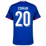 France Home Coman 20 Shirt 2024-2025 Fan Size：S-2XL Non-Customize - Image 2